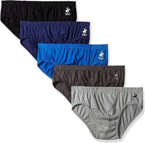 Beverly Hills Polo Club New Men's 5 Pack Low Rise Brief in Saudi Arabia