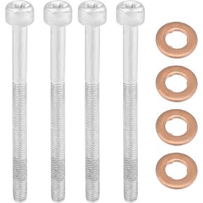X AUTOHAUX Injector Bolt and Washer Seal Kit A0009902907 for Mercedes-Benz G-Class 1996-2017 for Mercedes-Benz GLK-Class 2008-2015