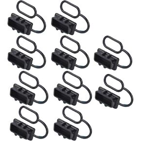 10Pcs Dust Water Resistant Connector Cap for Anderson Plug Cover Style Connectors 50AMP Battery Caravn Dust Cap