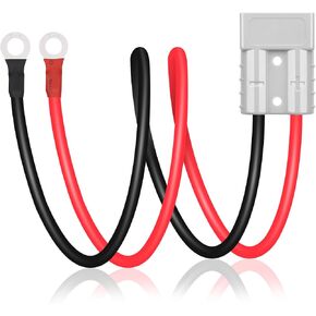 Battery Connector 50A 600V Plug with O-Ring Battery Connector Cable 10AWG 50cm Cable Charging Plug for Forklift Plug for Trailer Winches for Caravans All-terrain vehicle winch etc.