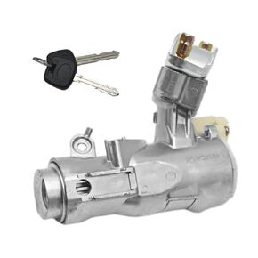 Ignition Switch Steering Lock Cylinder and Bracket Replacement for 45020-38-1, 45020-12-11, 450201211 Compatible with Toyota Corolla (1998-2002), Compatible with Toyota RAV4 (1998-2000)