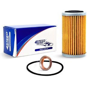 4steed Motors Transmission Oil Filter 31726-28X0A 31726-3JX0A Fits for 2013-2019 Nissan Altima Maxima Murano Sentra Versa Trans Oil Filter Assy with Gasket & Drain Plug Washer