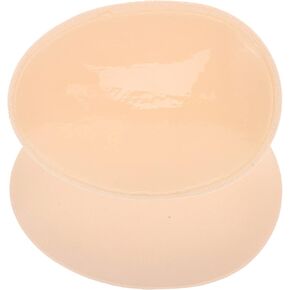 Mobestech 1 Pair Silicone Butt Pads Portable Fake Hip Pads, Butt Lifter Padded Inserts Padding Women Fake Buttock Oval Padded