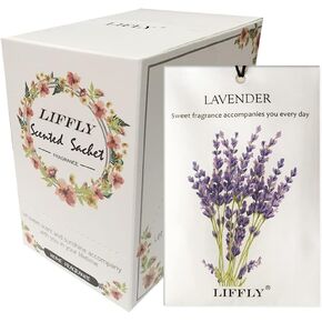 14 Packs Fresh Linen Scented Sachets Home Fragrance Sachets fit Drawers and Closets Gift Box