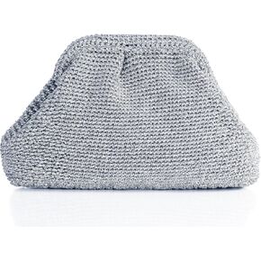 Coucoland Crochet Bag for Women - Handmade Beach Clutch Purse Summer Bag for Daily Wedding Party