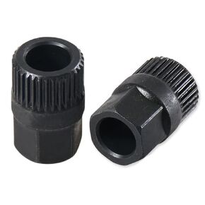 Car Alternator Clutch Free Wheel Pulley Removal Tool 33T（Teeth) Socket V-Belt Freewheel Pulley Removal Alternator Tool Compatible with VW Golf, Vento, Passat, Audi A3, Volvo