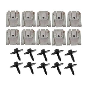 20 Pieces of Engine Under Guard Plate Screws 1998-2022 Suitable for Mercedes-Benz Replacement Number # 0019906036,0049943145 (10 Groups Each)