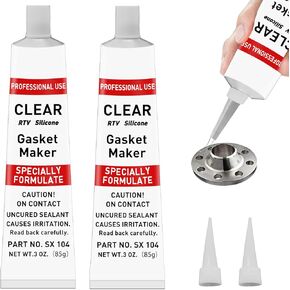 170g RTV Silicone Gasket Maker, Black Silicone Sealant Shockproof and Leakproof, High Temperature Resistant, RTV Sealant Can be Used in Engines, Transmissions, Superchargers and All Types of Gaskets