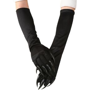 Frightening Claw Gloves Funny Cosplay Party Wolf Long Nails Witches Fingernails Claw Gloves Dress Up Halloween Costum