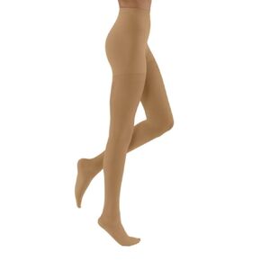 JOBST UltraSheer 15-20mmHg Compression Stockings, Pantyhose, Waist High, Closed Toe, Honey, X-Large