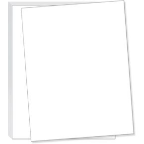 NextDayLabels - Heavy Digital Smooth White Cover Card Stock, 8-1/2 x 11 Letter Size 100 lb., 270 gsm (100 Pack)