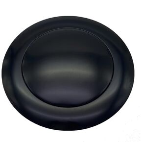 9-Hole Aluminum Anodized Black Steering Wheel Horn Button Billet Steering Wheel Horn Button Fits 9 Bolts Steering Adapter