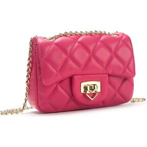 Toddler Purse for Little Girls, Kids Purses, Crossbody Bag with Heart Lock, Birthday Gifts Ideas
