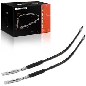 A-Premium Rear Driver and Passenger Side Parking Brake Cable Assembly Compatible with Cadillac Models: CTS 2008-2015, 2-PC Set - Replace# 20981773