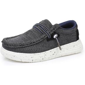 Boys Loafers Kids Girls Slip-On Lightweight Casual Boat Shoes (Toddler/Little Kid/Big Kid)