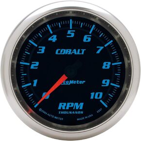 Auto Meter 6297 Cobalt 3-3/8" 10000 RPM In-Dash Tachometer