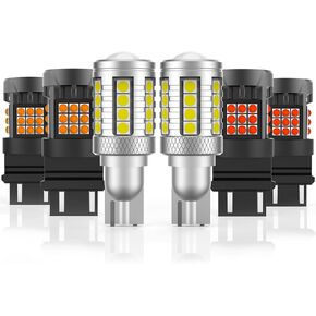 LED Tail Light Kits for Nissan Frontier 2005-2020 2021 Back Up Lights + Rear Turn Signal Lights + Brake Lights, Anti Hyper Flash With Turbo Fan Built in Resistor CANBUS, Pack of 6