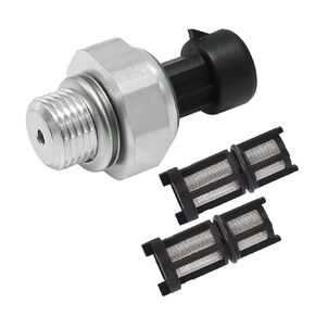 12673134 Oil Pressure Sensor, Engine Oil Pressure Switch Sensor with 2 Pcs Screen Filters Replacement for Chevrolet Replacement for Cadillac Replacement for GMC Replace 926041 12621234