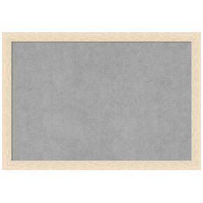 Amanti Art Framed Magnetic Board (26 x 18) Woodgrain Stripe Blonde Magnet Board, Medium Magnetic Bulletin Board for Office Decor, Mudroom, Kitchen or Organization Drop Zone from WI, USA