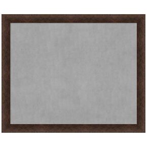 Amanti Art Framed Magnetic Board (45 x 37) Warm Walnut Magnet Board, X-Large Magnetic Bulletin Board for Office Decor, Mudroom, Kitchen or Organization Drop Zone from WI, USA