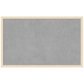 Amanti Art Framed Magnetic Board (42 x 26) Woodgrain Stripe Blonde Magnet Board, Large Magnetic Bulletin Board for Office Decor, Mudroom, Kitchen or Organization Drop Zone from WI, USA