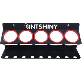 Spray Bottle Holder Wall-Mounted Storage Rack,Car Auto Cleaning Detailing Tools Hanger Bottle Organizer, Car Beauty Shop Car Detailing Brush Holder
