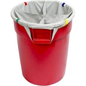 [فاصل المناشف المتسخة] ملحق كيس لسلة المهملات القياسية بسعة 32 جالون - 4 أقسام in Kuwait