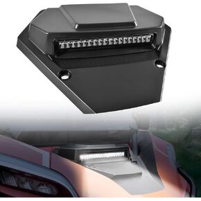 Sporty Hood Scoop with LED Spotlight for ZFORCE 950 20-24, Sport Hood Scoop with LED Auxiliary Light Kit Front Hood Cover with Lamp for CFMOTO ZFORCE 950 2020-2024 Accessories
