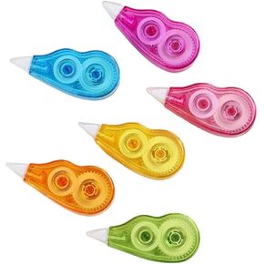 6Pcs Correction Tape Household Corrected Tapes White Out Correction Tape Easy to Use Applicator for Instant Corrections, Study Supplies and Office Products