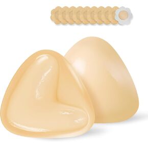 Bra Inserts Push up, Double-Sided Sticky Bra Inserts Self Adhesive Pads, Ultra Lift Bra Inserts Reusable for Sport Bra/Bikini