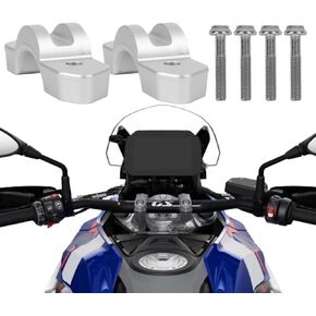 Motorcycle Handlebar Riser Accessories For BMW GS1300 R1300GS 2024 Handle Bar Heighten 15mm-30mm Mounting Clamp Extend Adapter (4PCS)