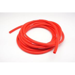 Autobahn88 High Performance Silicone Vacuum Hose, ID=0.16" (4mm), OD=0.35" (9mm), 15 Feet (4.5 Meter), Red