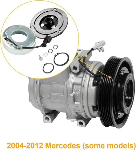 AC Air Conditioning Compressor Clutch Kit Replacement for Forester 2007-2014, Impreza 2008-2014, WRX STI 2015-2019 Replcement# CO11227C in Saudi Arabia