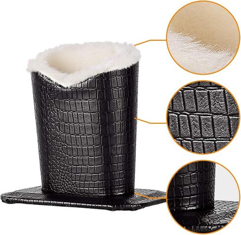 2 Styles Plush Fluffy Lined Anti-scratch Eyeglasses Holder Protective Glasses Stand Case in Saudi Arabia