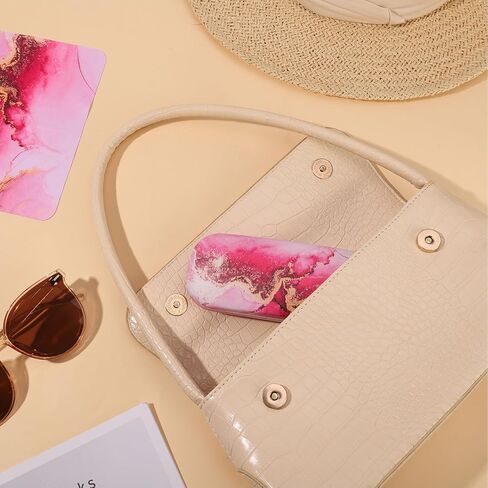 حافظة نظارة ذات هيكل صلب، حافظات نظارة للعين، حافظة نظارة صلبة للنساء مع قطعة قماش للتنظيف، حافظة نظارة محمولة للنساء والرجال in Kuwait