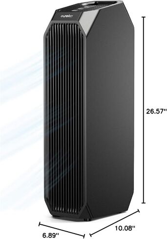 منقي الهواء Eureka NEA-C1، فلتر الكربون المنشط × 4، بديل لـ InstantClear NEA120، أسود، عدد 4 in Saudi Arabia