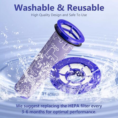 بديل لـ Dyson DC41 DC65 DC66 UP13 UP20، مكانس كهربائية متعددة الأرضيات والكرة، يستبدل الجزء # 920769-01 و920640-01 (فلتر ما بعد المحرك والمحرك المسبق) in Kuwait