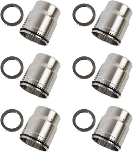3686961 6Pcs New Fuel Injector Sleeve Kit Cup Tube with Seal Compatible with Cummins ISX15 QSX15 X15 CM2350 Diesel Engine Parts Single Cam Aftermarket Parts in Kuwait