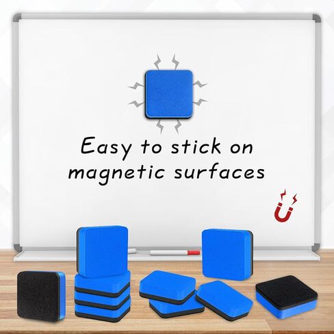200 عبوة من ممحاة المسح الجاف المكعبة، ممحاة جافة للسبورة المغناطيسية الصغيرة، ممسحة تنظيف السبورة للفصول الدراسية والمدرسة والمنزل واللوازم المكتبية in Kuwait