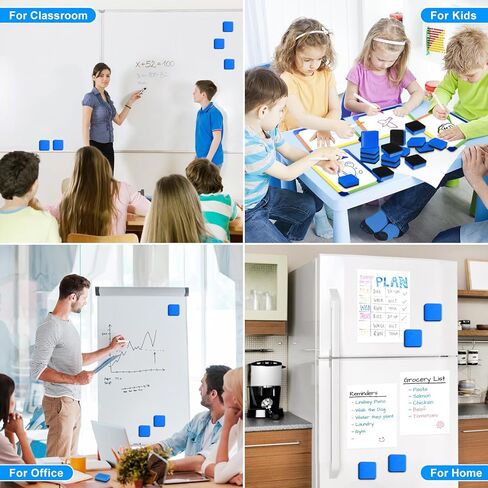 200 عبوة من ممحاة المسح الجاف المكعبة، ممحاة جافة للسبورة المغناطيسية الصغيرة، ممسحة تنظيف السبورة للفصول الدراسية والمدرسة والمنزل واللوازم المكتبية in Kuwait