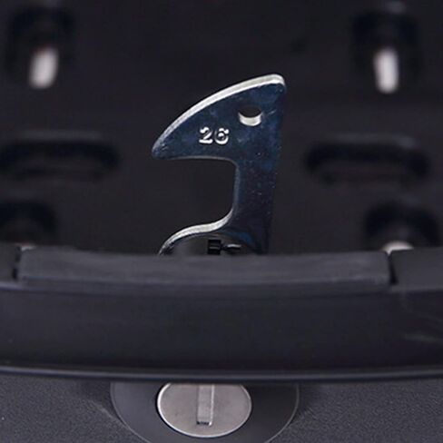 صندوق تخزين الدراجة النارية، صندوق خلفي للدراجة النارية، حقيبة تخزين صندوق الدراجة النارية مقاومة للماء وقابلة للقفل للدراجات النارية (أسود كبير) in Kuwait