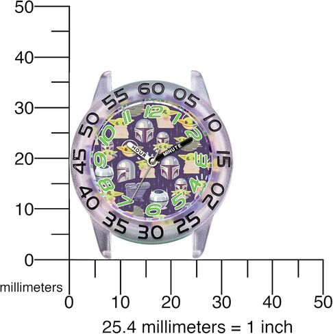 STAR WARS Kids' Plastic Time Teacher Watch, Analog Quartz Nylon Strap Watch in Saudi Arabia