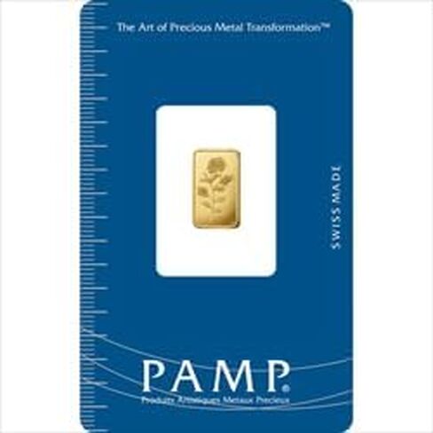 Generic 1 gram gold PAMP Suisse Rosa .999 fine in Saudi Arabia