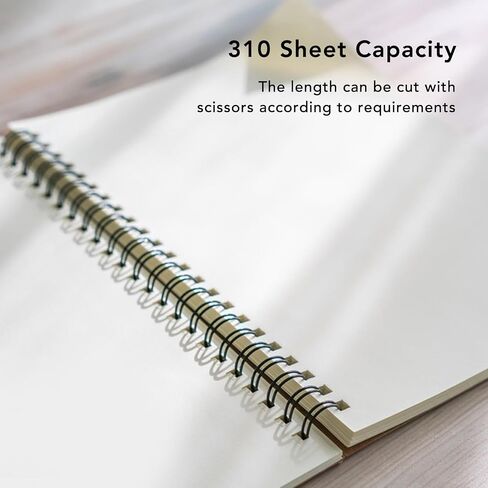 18 Pcs Spiral Binding Coil 38mm Diameter 48 Loop 4:1 Pitch 310 Sheet Capacity Spiral Binding Spine for Engineering Documents in Saudi Arabia