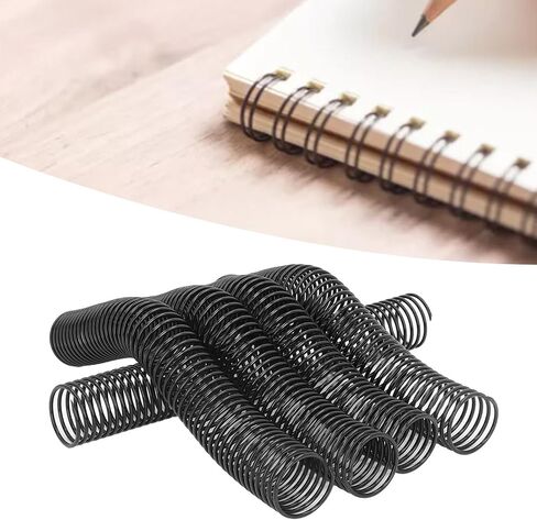 18 Pcs Spiral Binding Coil 38mm Diameter 48 Loop 4:1 Pitch 310 Sheet Capacity Spiral Binding Spine for Engineering Documents in Saudi Arabia