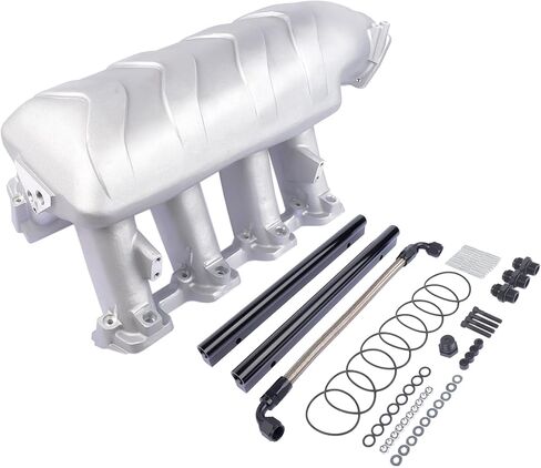 استبدال مشعب السحب متعدد المنافذ لسيارة Chevy GM LS3 L92 كتلة صغيرة 92 مم محركات قائمة على LS تناسب المنفذ المستطيل فقط V8 6.2L 300-116 in Saudi Arabia