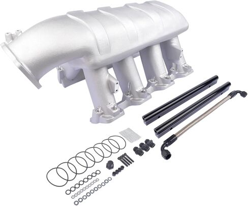 استبدال مشعب السحب متعدد المنافذ لسيارة Chevy GM LS3 L92 كتلة صغيرة 92 مم محركات قائمة على LS تناسب المنفذ المستطيل فقط V8 6.2L 300-116 in Saudi Arabia