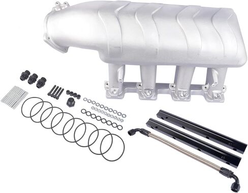 استبدال مشعب السحب متعدد المنافذ لسيارة Chevy GM LS3 L92 كتلة صغيرة 92 مم محركات قائمة على LS تناسب المنفذ المستطيل فقط V8 6.2L 300-116 in Saudi Arabia