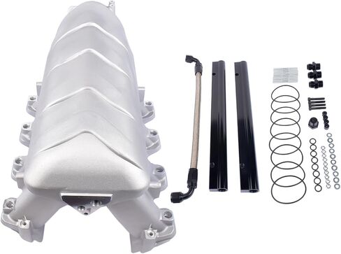 استبدال مشعب السحب متعدد المنافذ لسيارة Chevy GM LS3 L92 كتلة صغيرة 92 مم محركات قائمة على LS تناسب المنفذ المستطيل فقط V8 6.2L 300-116 in Saudi Arabia