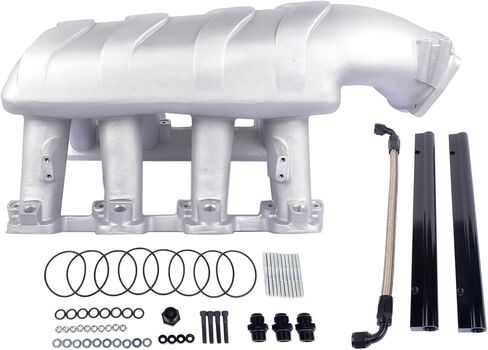 استبدال مشعب السحب متعدد المنافذ لسيارة Chevy GM LS3 L92 كتلة صغيرة 92 مم محركات قائمة على LS تناسب المنفذ المستطيل فقط V8 6.2L 300-116 in Saudi Arabia